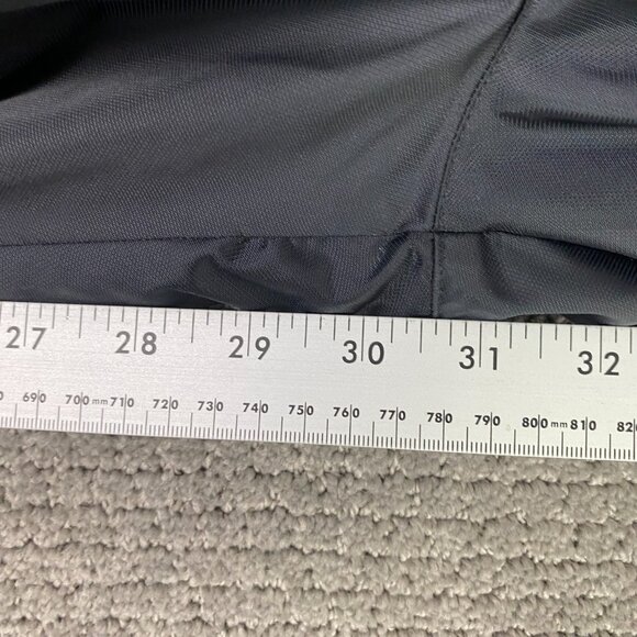 Vintage Y2K Adidas Windbreaker Pants Men's Medium Black White Track Jogger Nylon - Picture 15 of 15